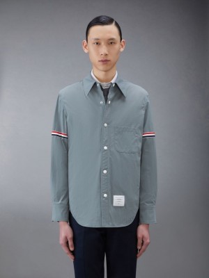 Chemises Thom Browne Nylon Armband Jacket Homme Grise | YLH40M26682