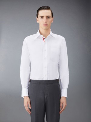Chemises Thom Browne Oxford Homme Blanche | WPC04C16924