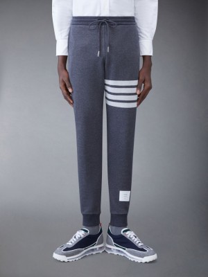 Pantalon Survêtement Thom Browne Classic Loopback 4-Bar Homme Grise | UDU69G64365