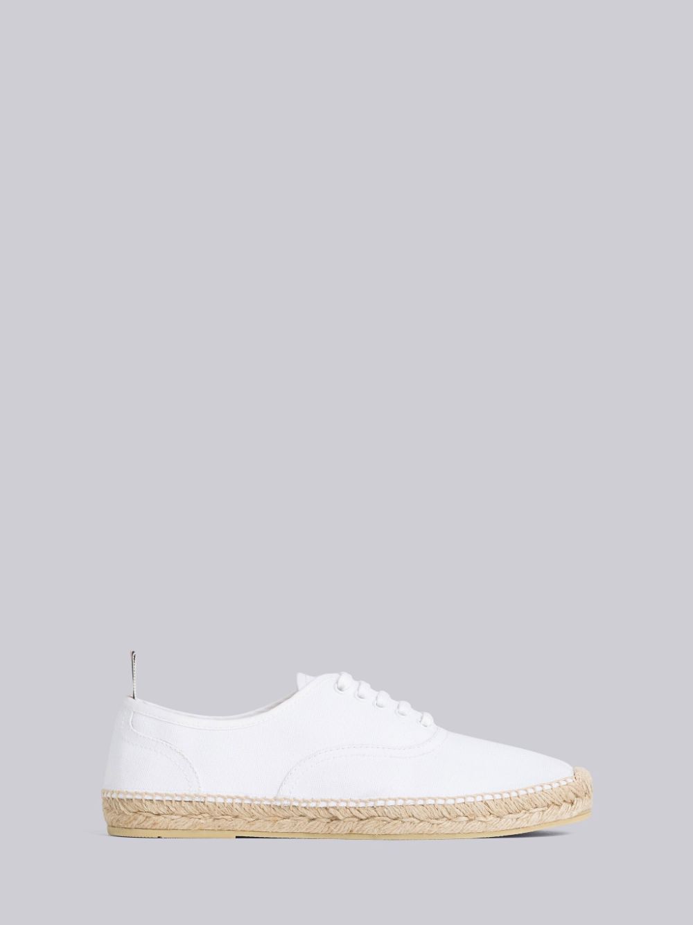 Basket Thom Browne Canvas Espadrille Heritage Homme Blanche | SSD09E13595
