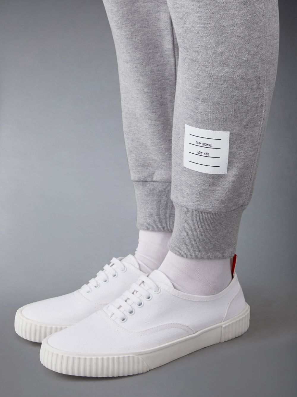 Basket Thom Browne Canvas Heritage Femme Blanche | OOR39F16923