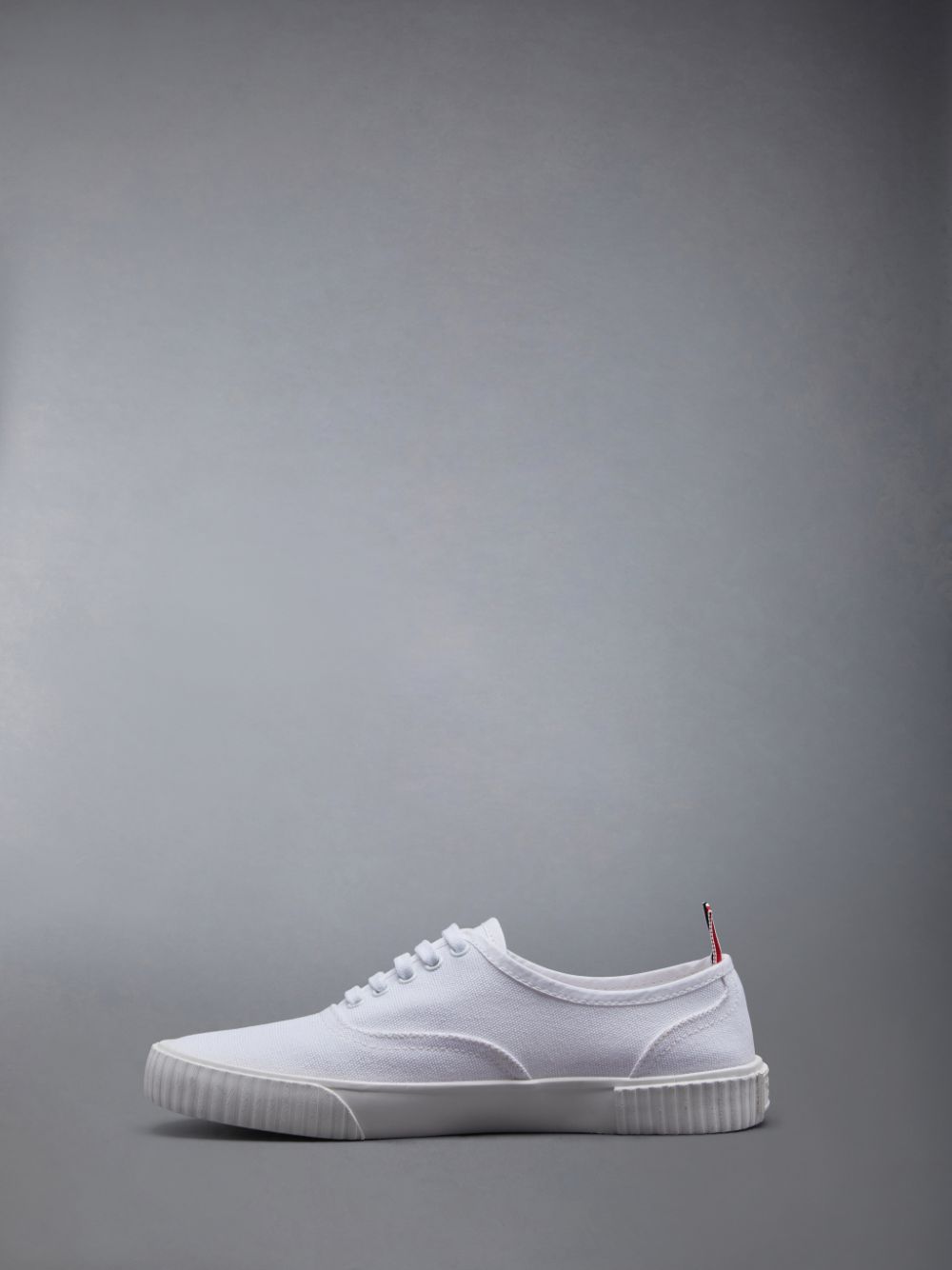Basket Thom Browne Canvas Heritage Femme Blanche | OOR39F16923