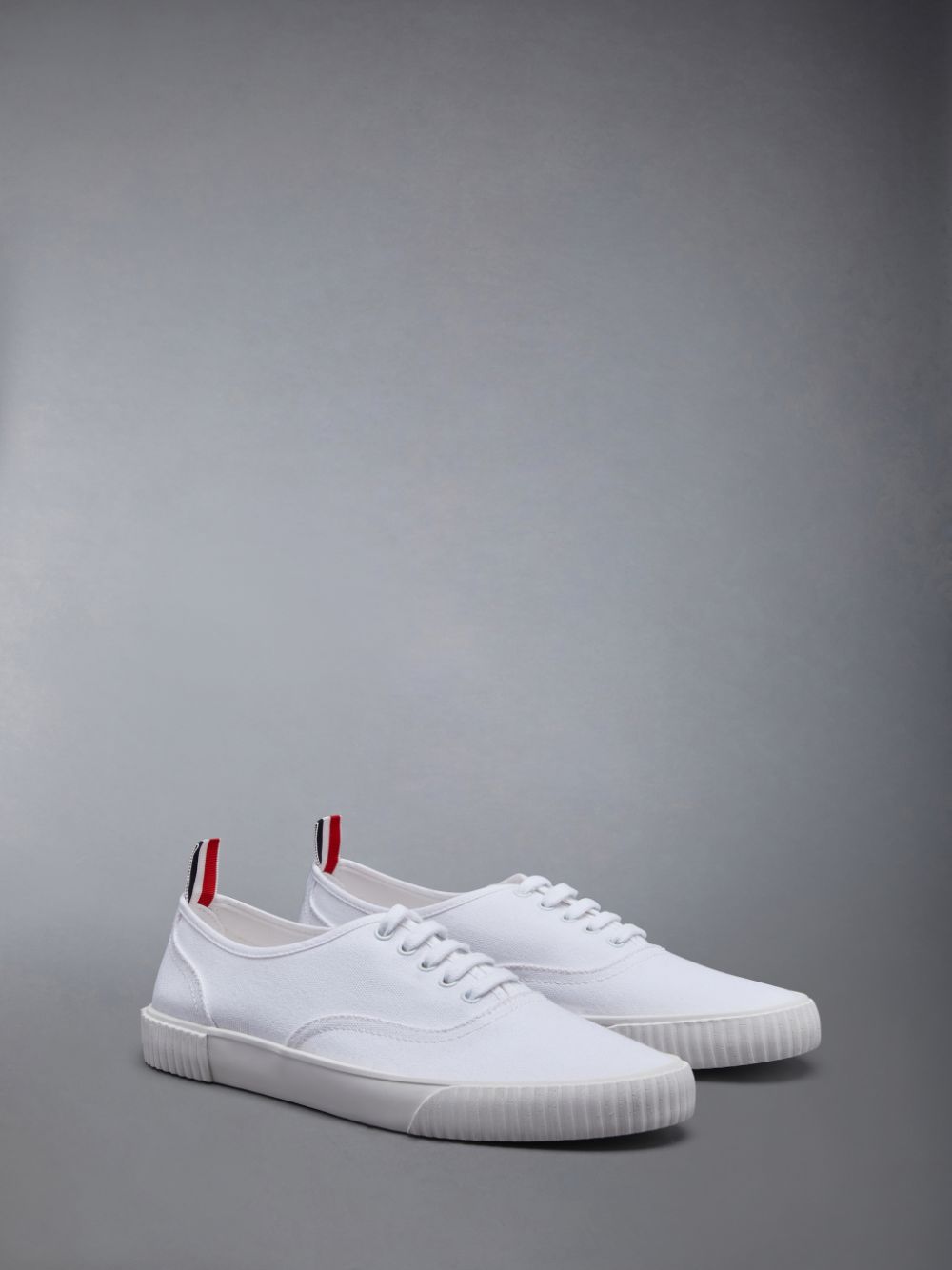 Basket Thom Browne Canvas Heritage Homme Blanche | PEZ59T29441