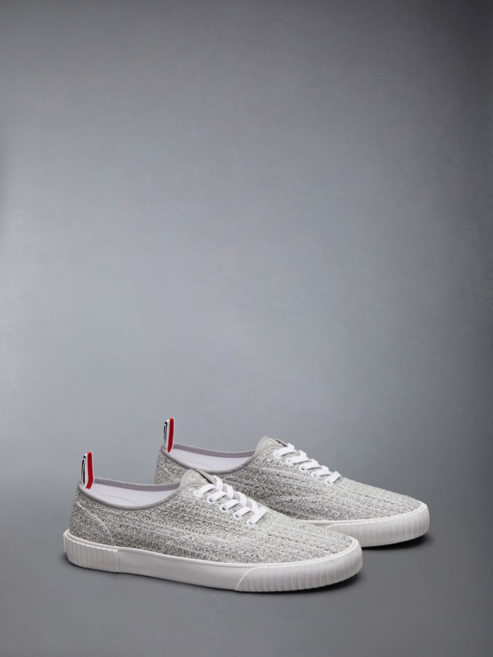 Basket Thom Browne Cotton Tweed Heritage Homme Grise | UCD96Y76930
