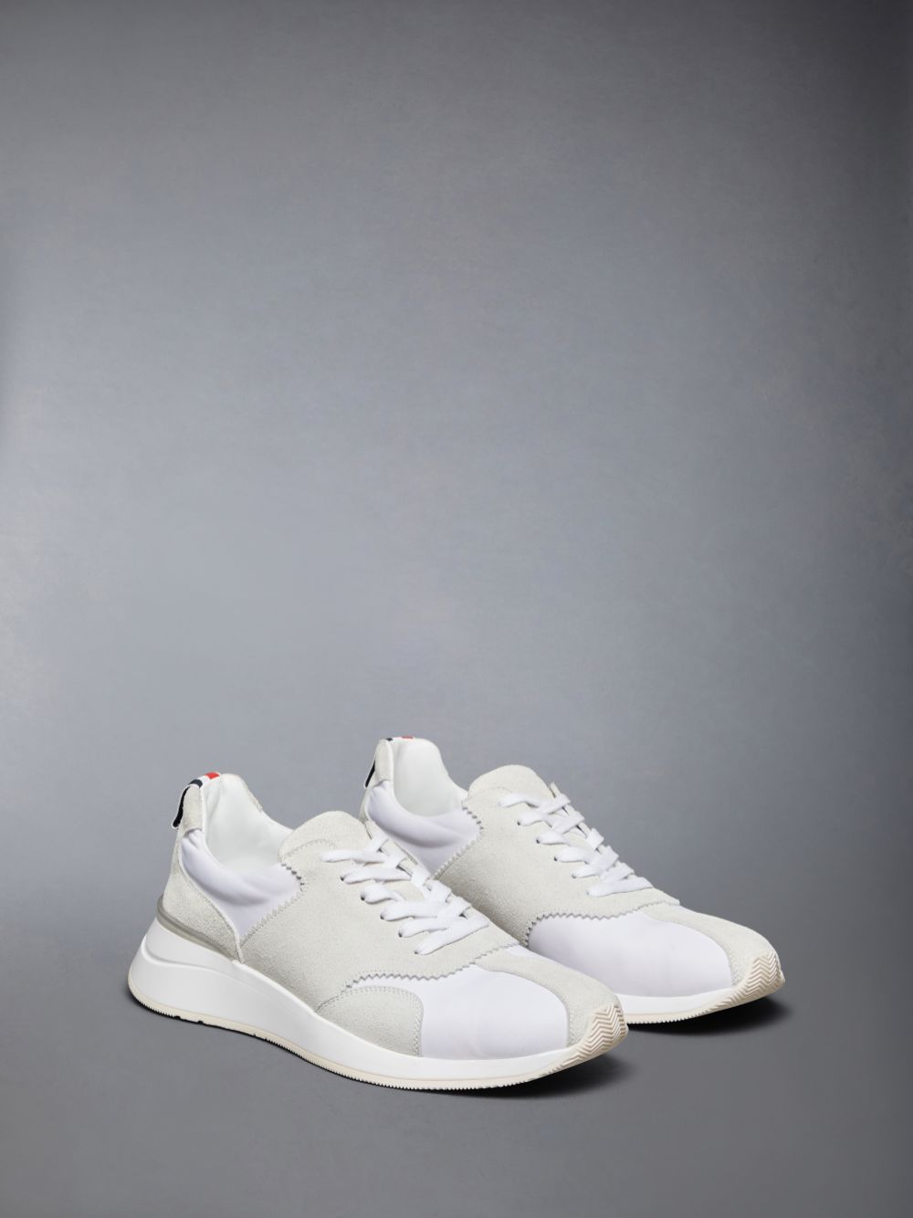 Basket Thom Browne Nylon Sprinter Homme Blanche | BVW53I50844