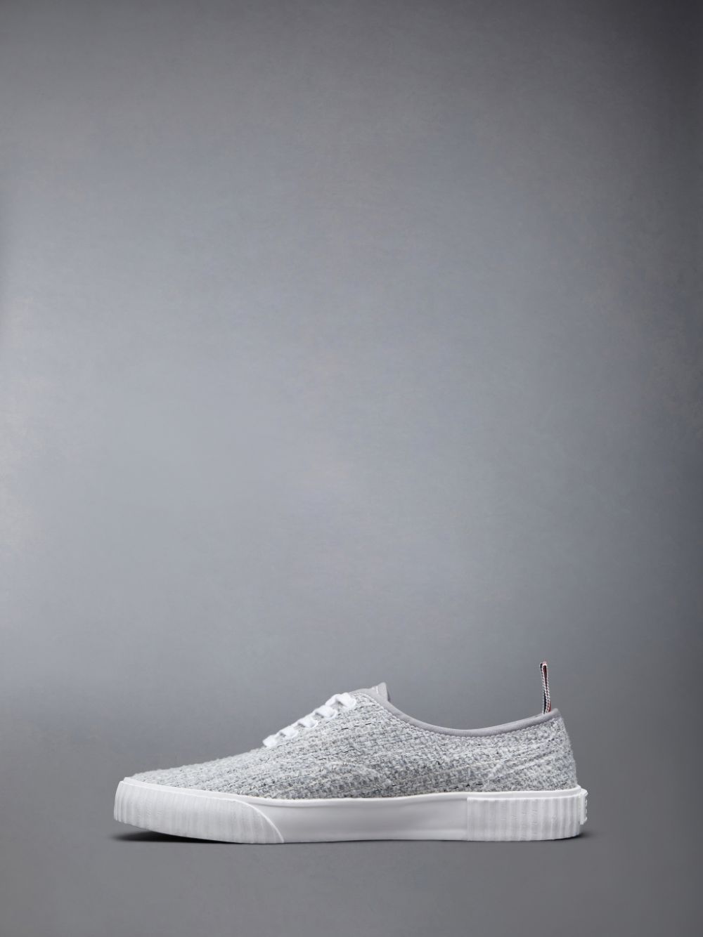Basket Thom Browne Tweed Heritage Femme Grise | PCN58J19107