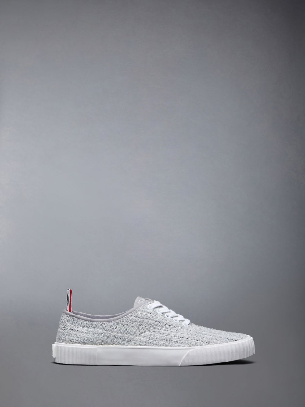 Basket Thom Browne Tweed Heritage Femme Grise | PCN58J19107