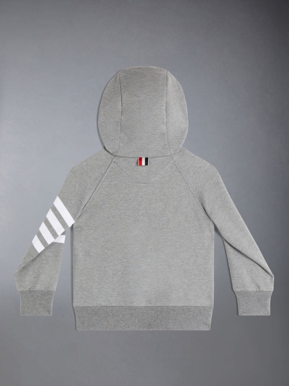 Cardigan Thom Browne Classic Loopback 4-Bar Full Zip Fille Grise | TML60Q06487