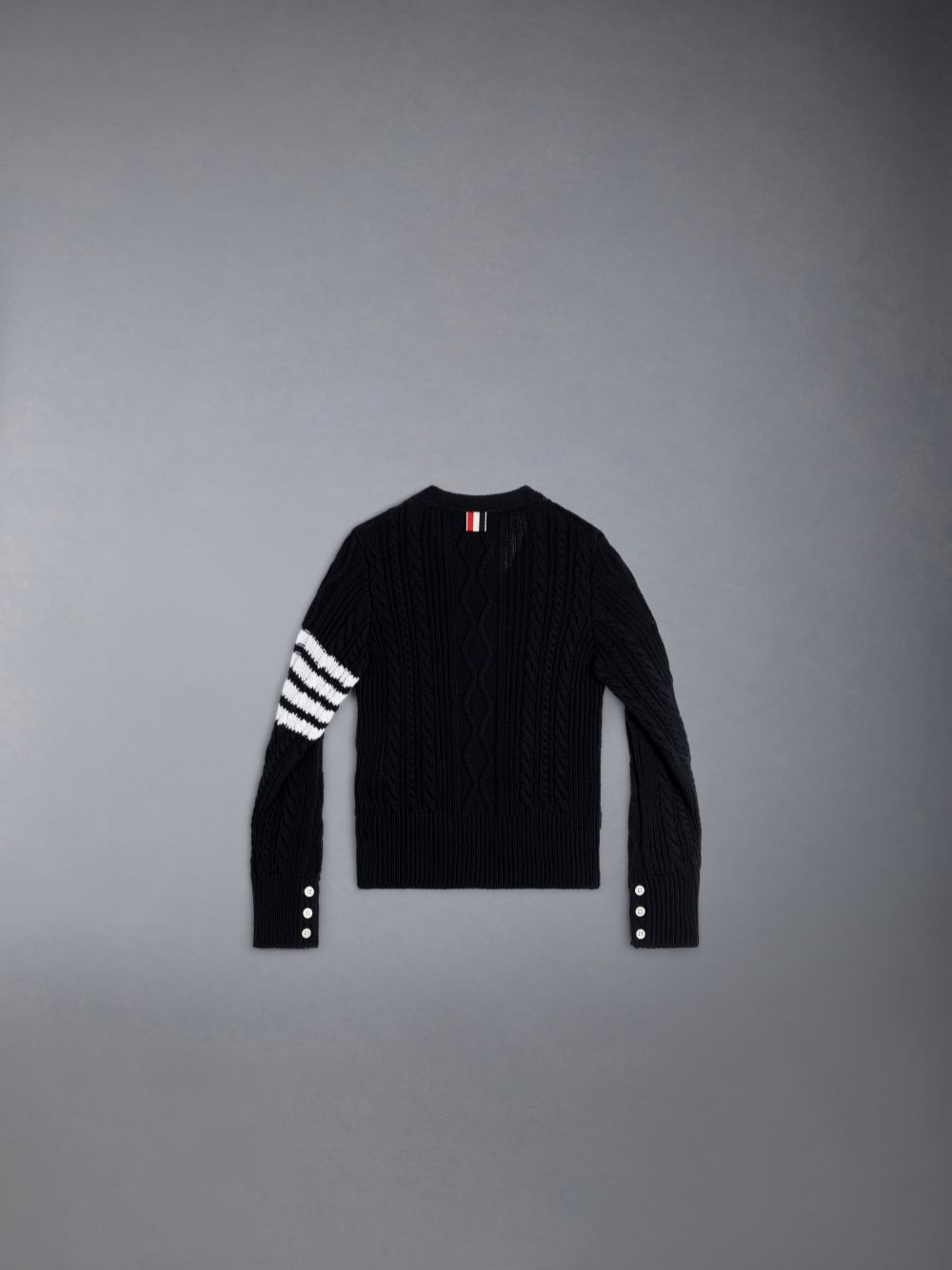 Cardigan Thom Browne Cotton V-neck Fille Bleu | OUR82H19583