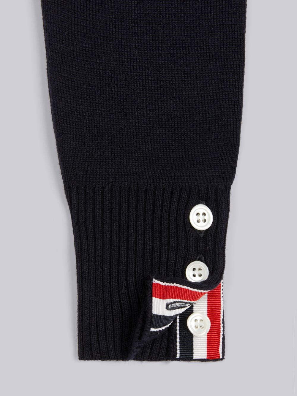 Cardigan Thom Browne Milano Stitch 4-Bar V-neck Fille Bleu | FCY50P73592