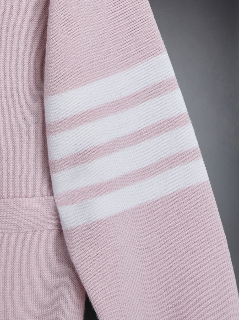 Cardigan Thom Browne Wool Cashmere 4-Bar Hector Classic Fille Rose | LOQ80D42605