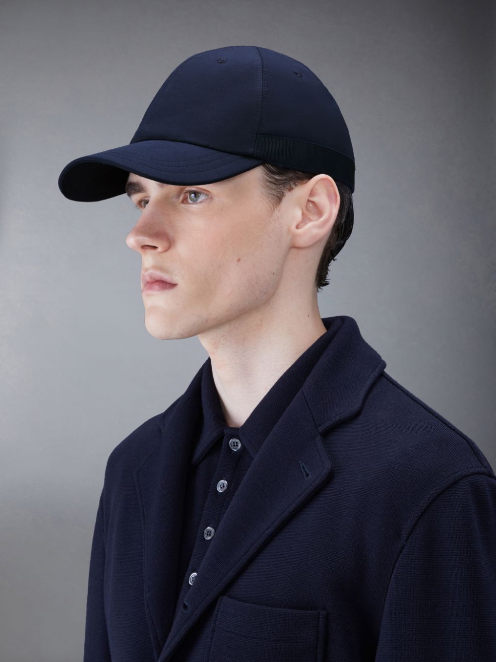 Casquettes Thom Browne Typewriter Cloth Classic Baseball Femme Bleu | CFO09W53668
