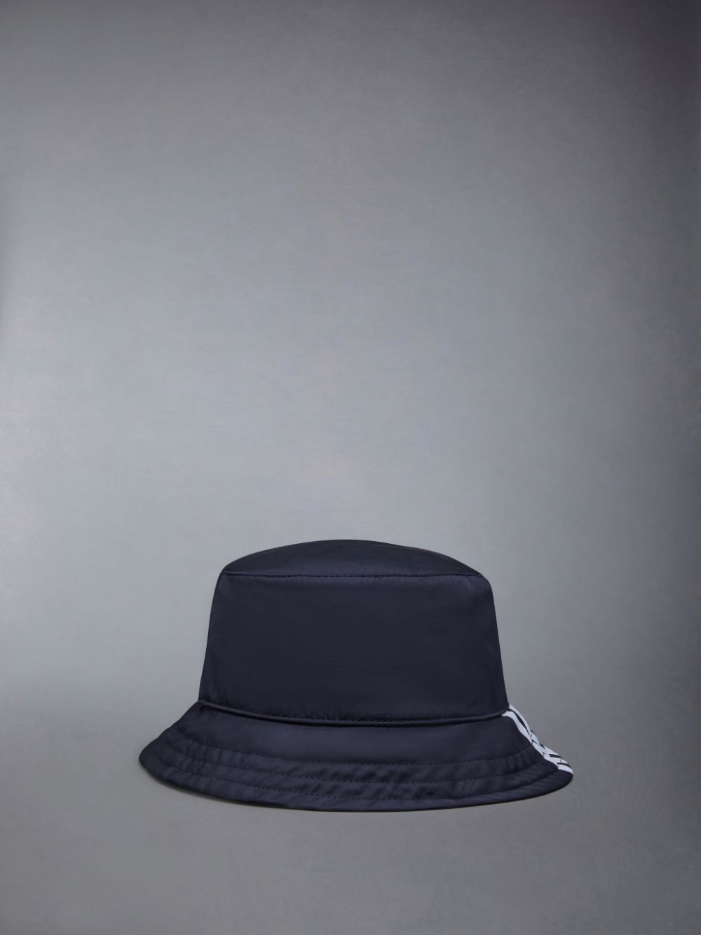 Chapeau Bucket Thom Browne Nylon Swim Tech 4-Bar Homme Bleu | CRM37Z49865