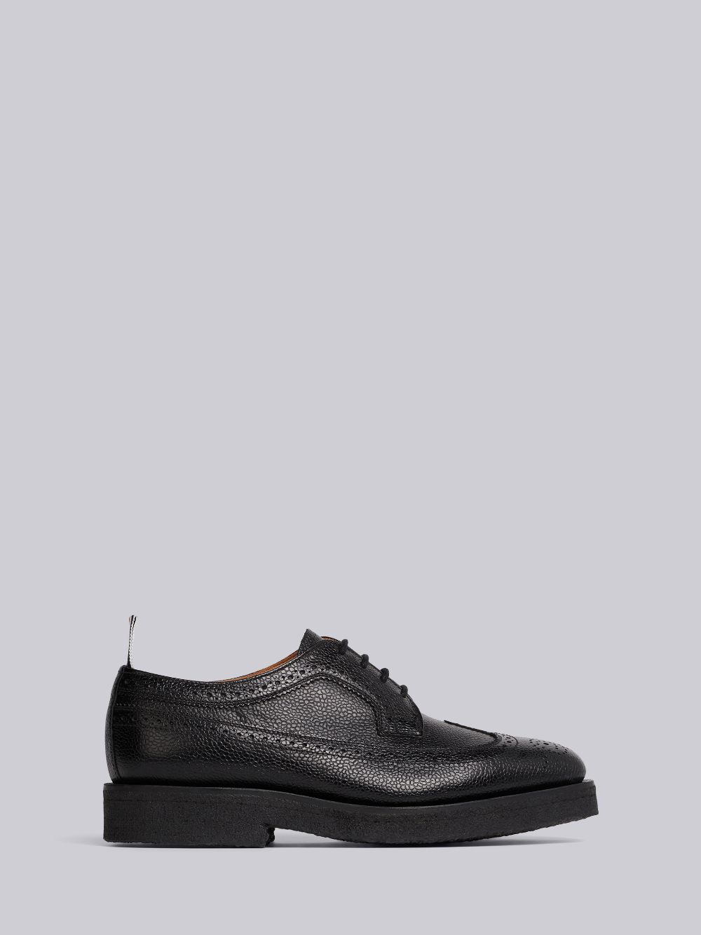 Chaussures Richelieu Thom Browne Crepe Sole Longwing Femme Noir | XUS74B38591
