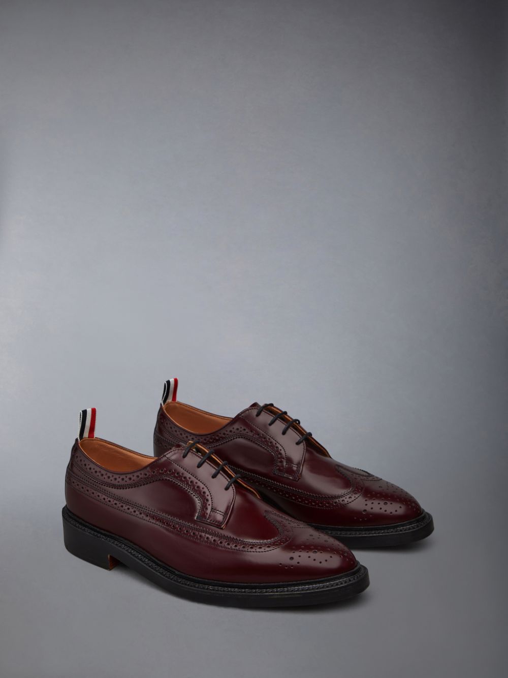 Chaussures Richelieu Thom Browne LONGWING W/ LEATHER SOLE IN SPAZZOLATO LEATHER Homme Marron | PSC17E36149