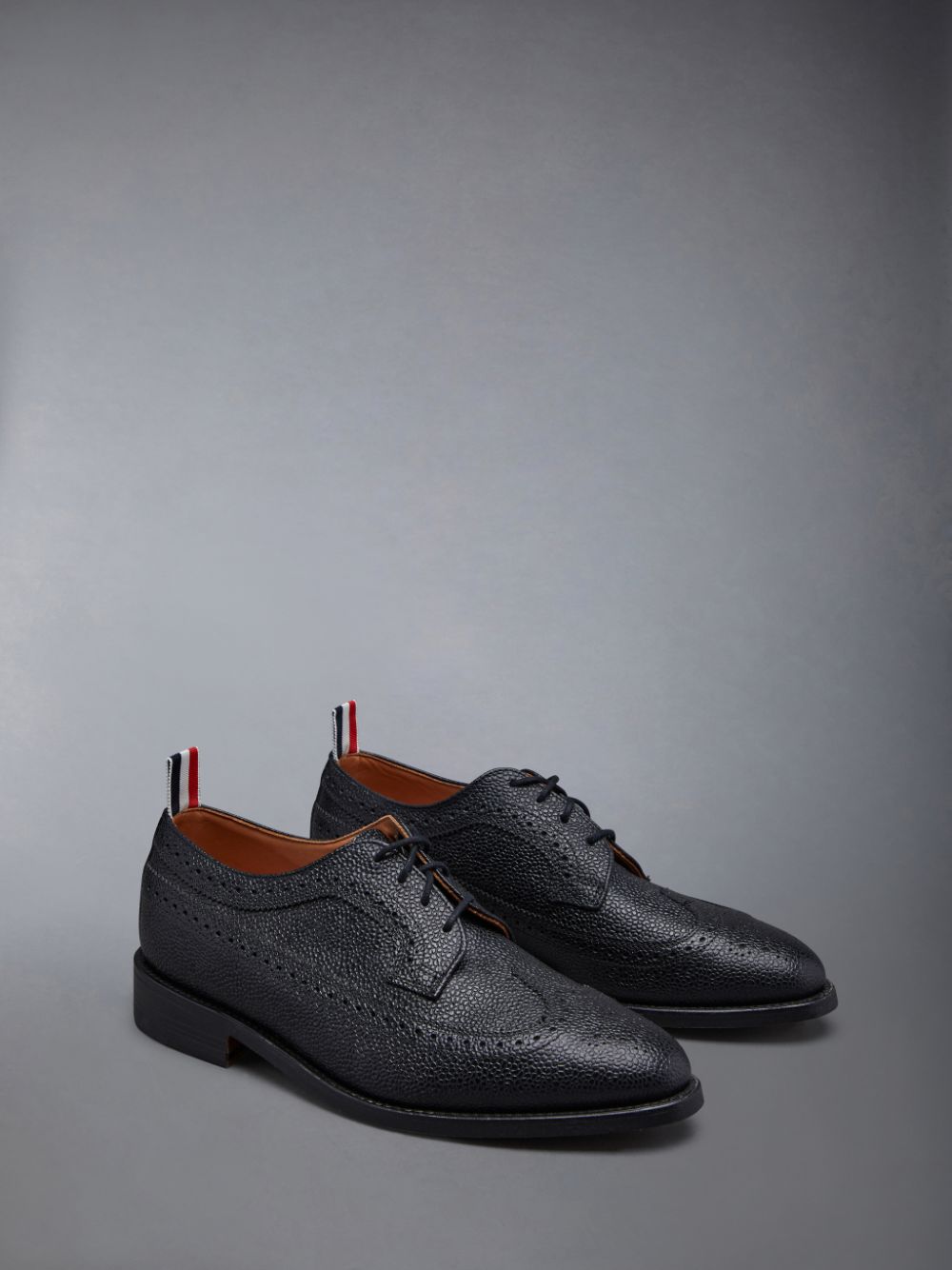 Chaussures Richelieu Thom Browne Leather Sole Longwing Femme Noir | EVX75Z36532