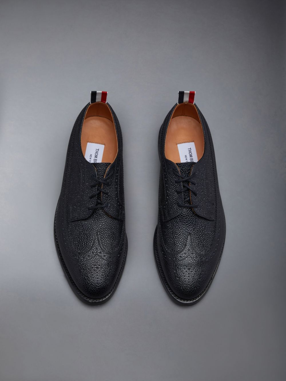 Chaussures Richelieu Thom Browne Leather Sole Longwing Femme Noir | EVX75Z36532