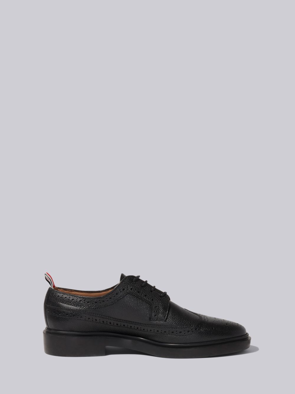 Chaussures Richelieu Thom Browne Pebble Grain Leather Lightweight Rubber Sole Longwing Femme Noir | MPA91M83564