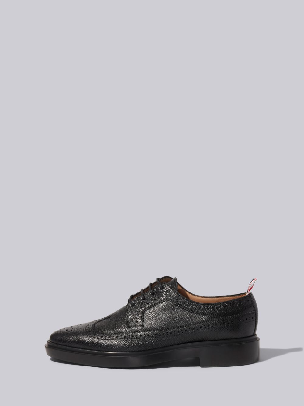 Chaussures Richelieu Thom Browne Pebble Grain Leather Lightweight Rubber Sole Longwing Femme Noir | MPA91M83564