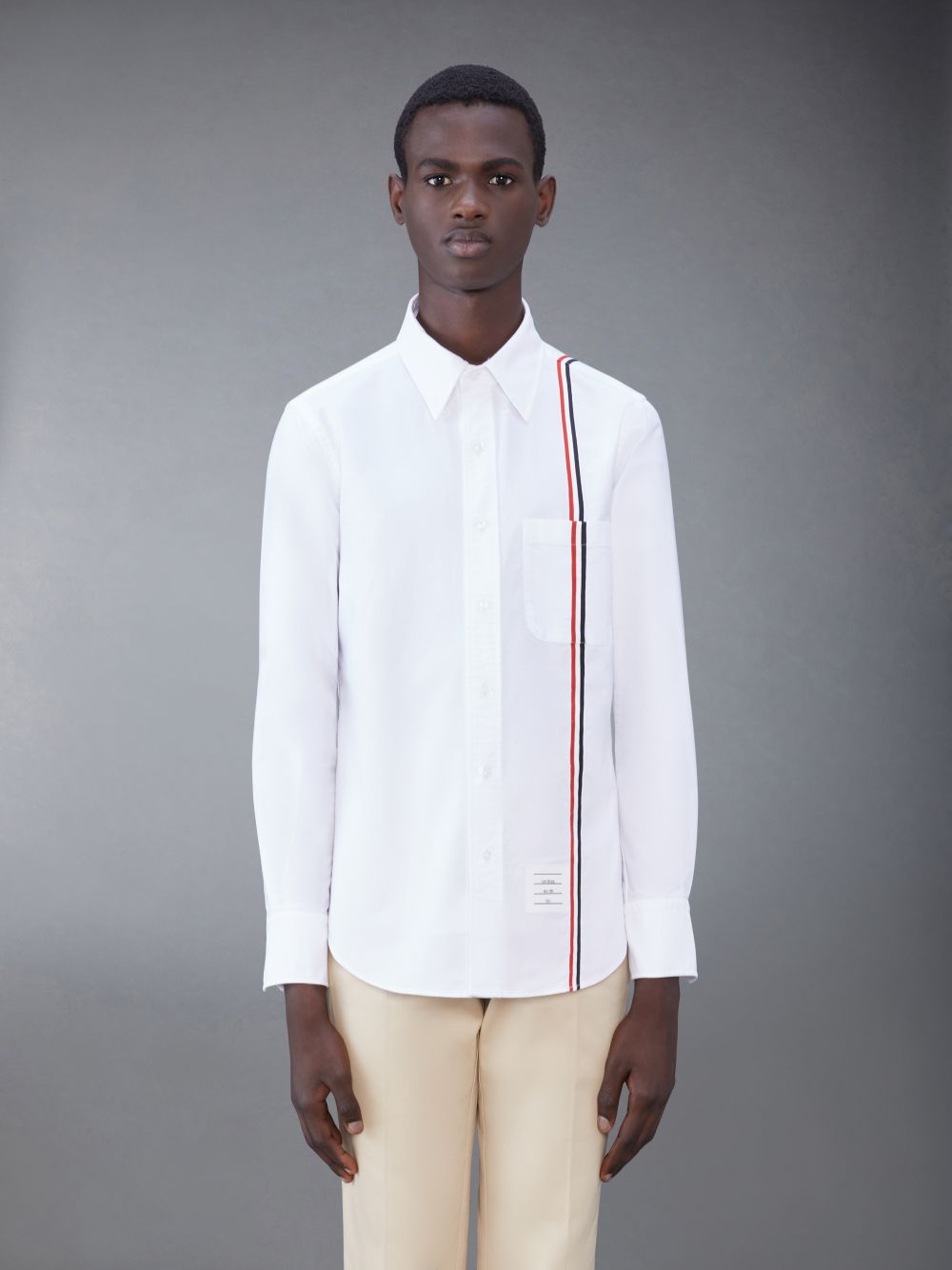 Chemises Thom Browne Cotton Oxford Homme Blanche | DKD88O13765