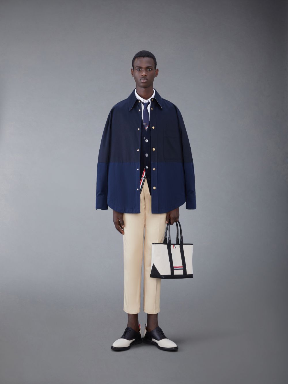 Chemises Thom Browne Cotton Oxford Homme Blanche | DKD88O13765