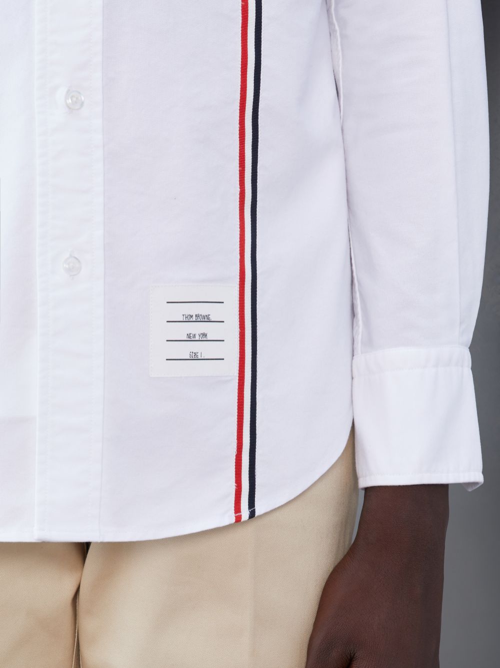 Chemises Thom Browne Cotton Oxford Homme Blanche | DKD88O13765