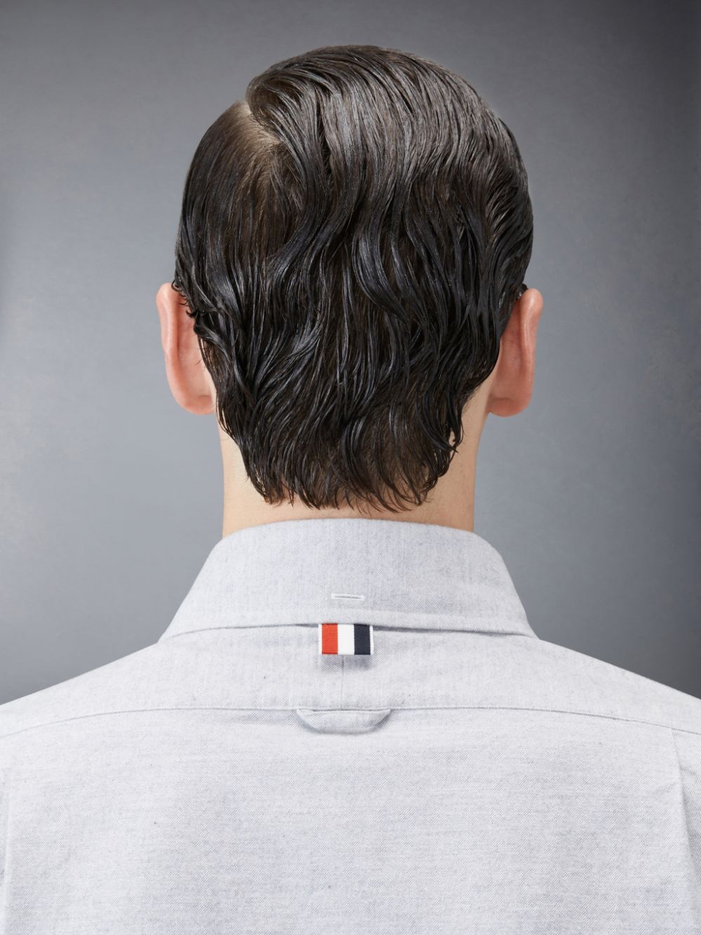 Chemises Thom Browne Flannel 4-Bar Homme Grise | GBM16H22986