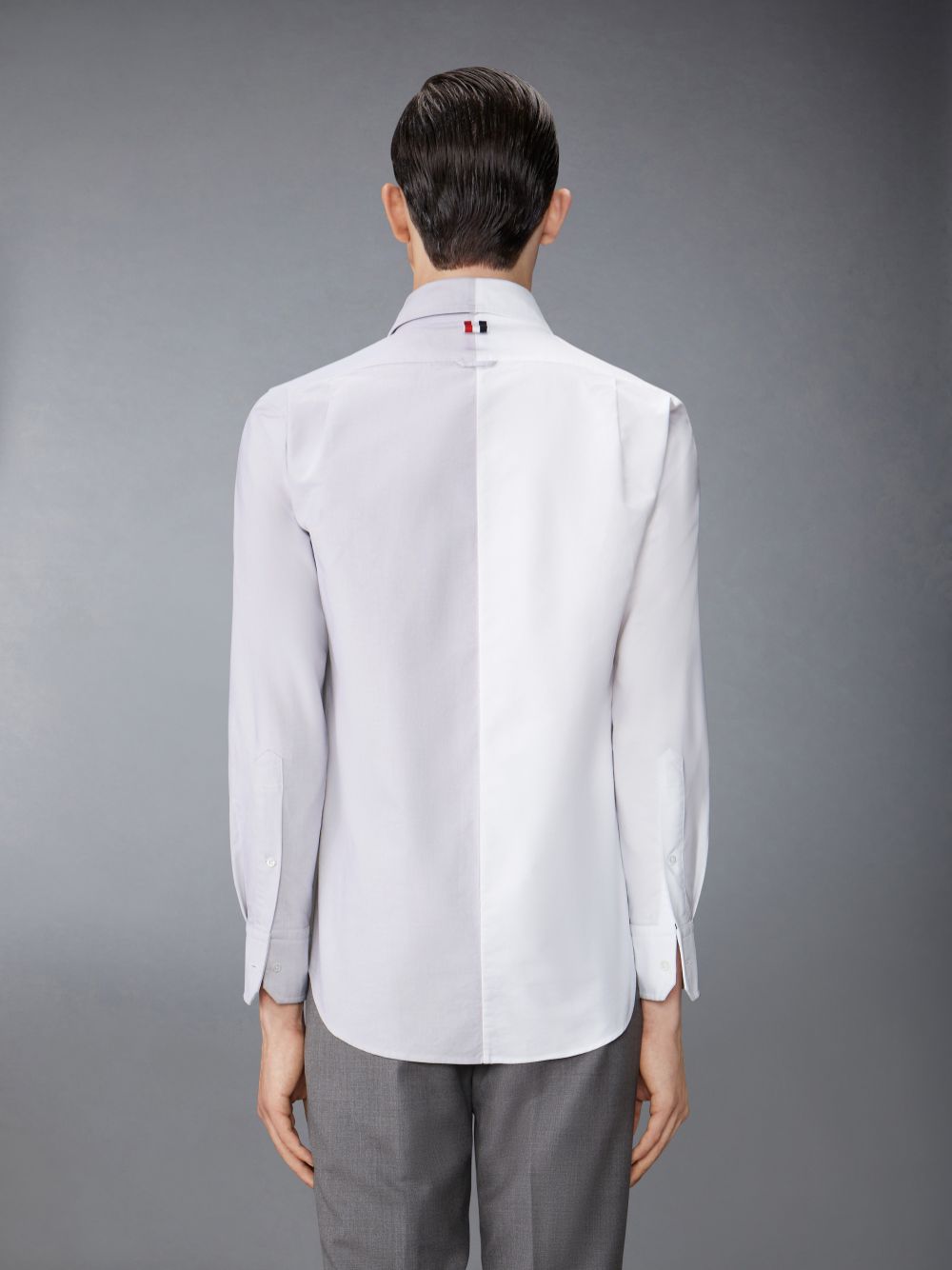 Chemises Thom Browne Funmix Oxford Homme Grise | NBB74L45286
