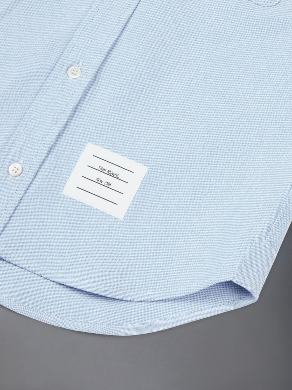 Chemises Thom Browne Light Blue Cotton Oxford Classic Garcon Bleu | SNU45V84030