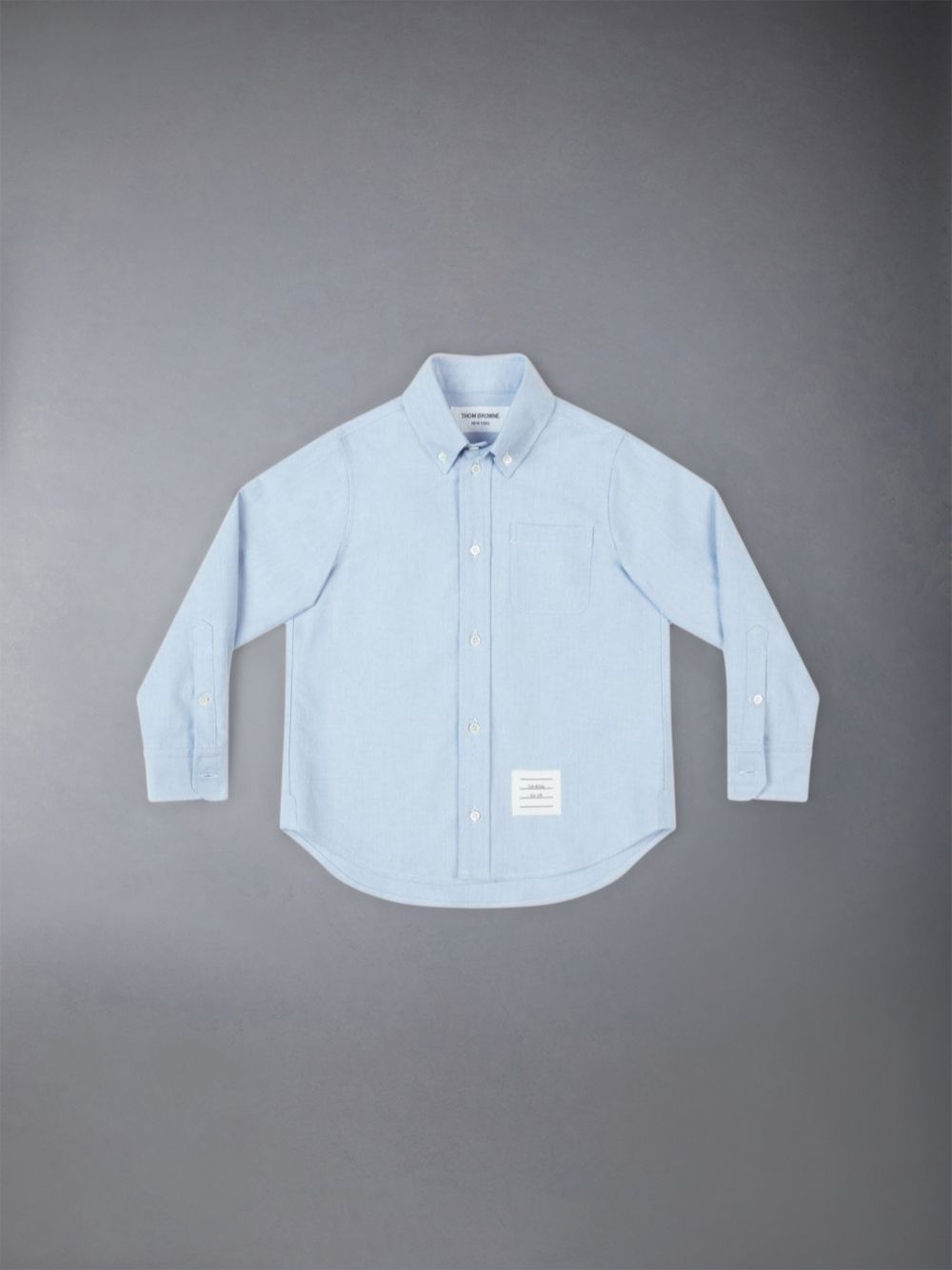 Chemises Thom Browne Light Blue Cotton Oxford Classic Garcon Bleu | SNU45V84030