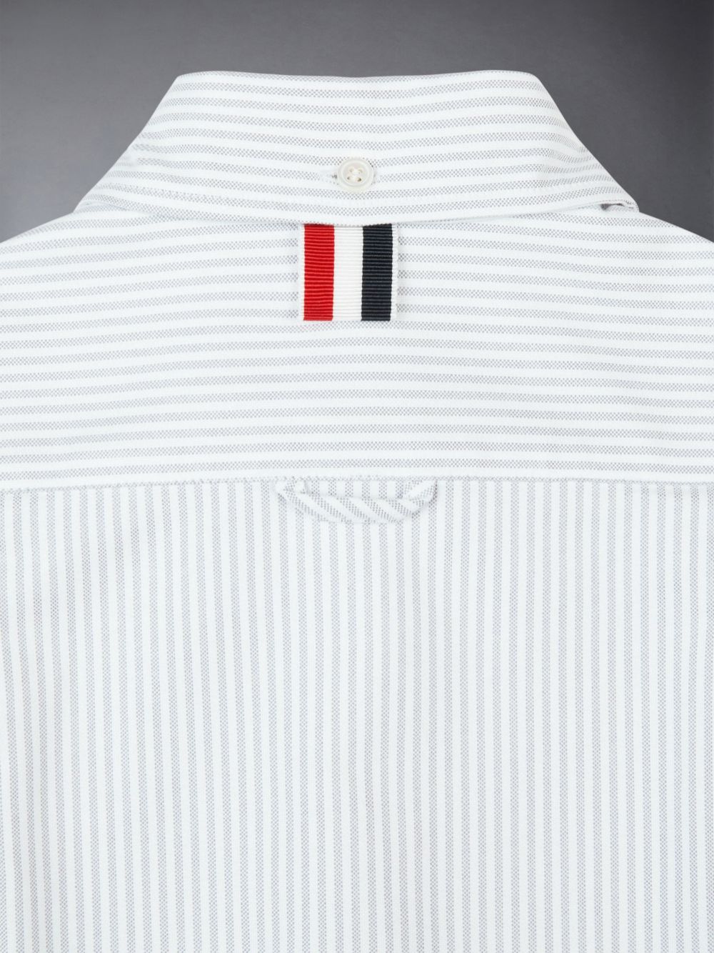 Chemises Thom Browne Medium Cotton Oxford University Stripe Classic Garcon Grise | YMF49X67196
