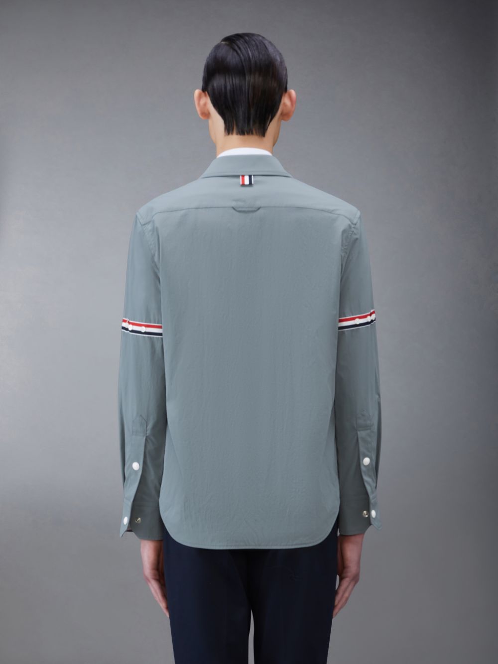 Chemises Thom Browne Nylon Armband Jacket Homme Grise | YLH40M26682