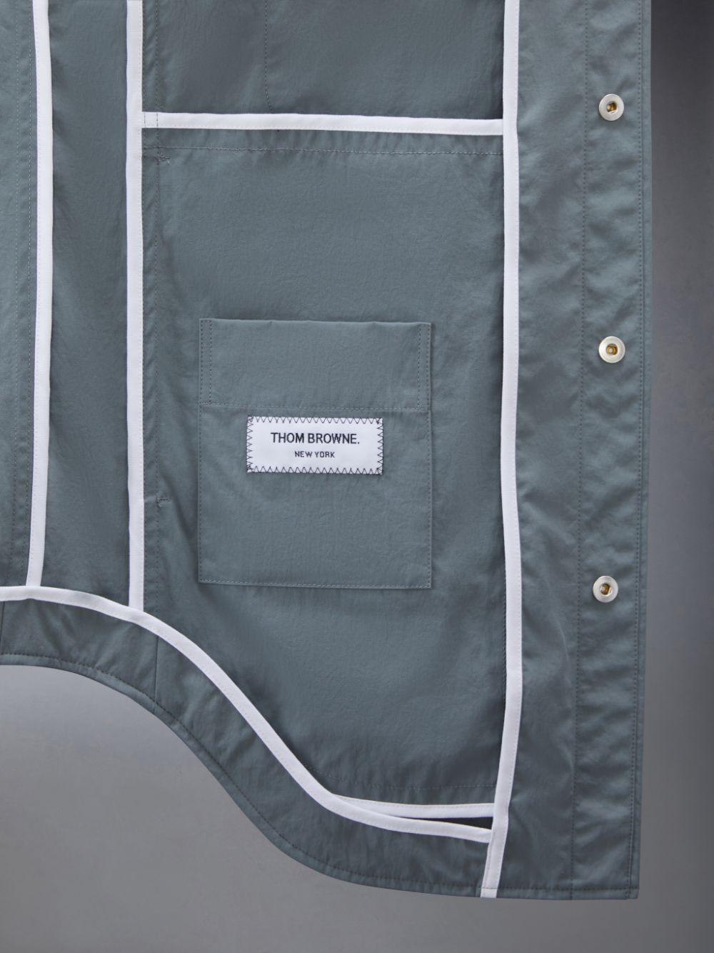 Chemises Thom Browne Nylon Armband Jacket Homme Grise | YLH40M26682