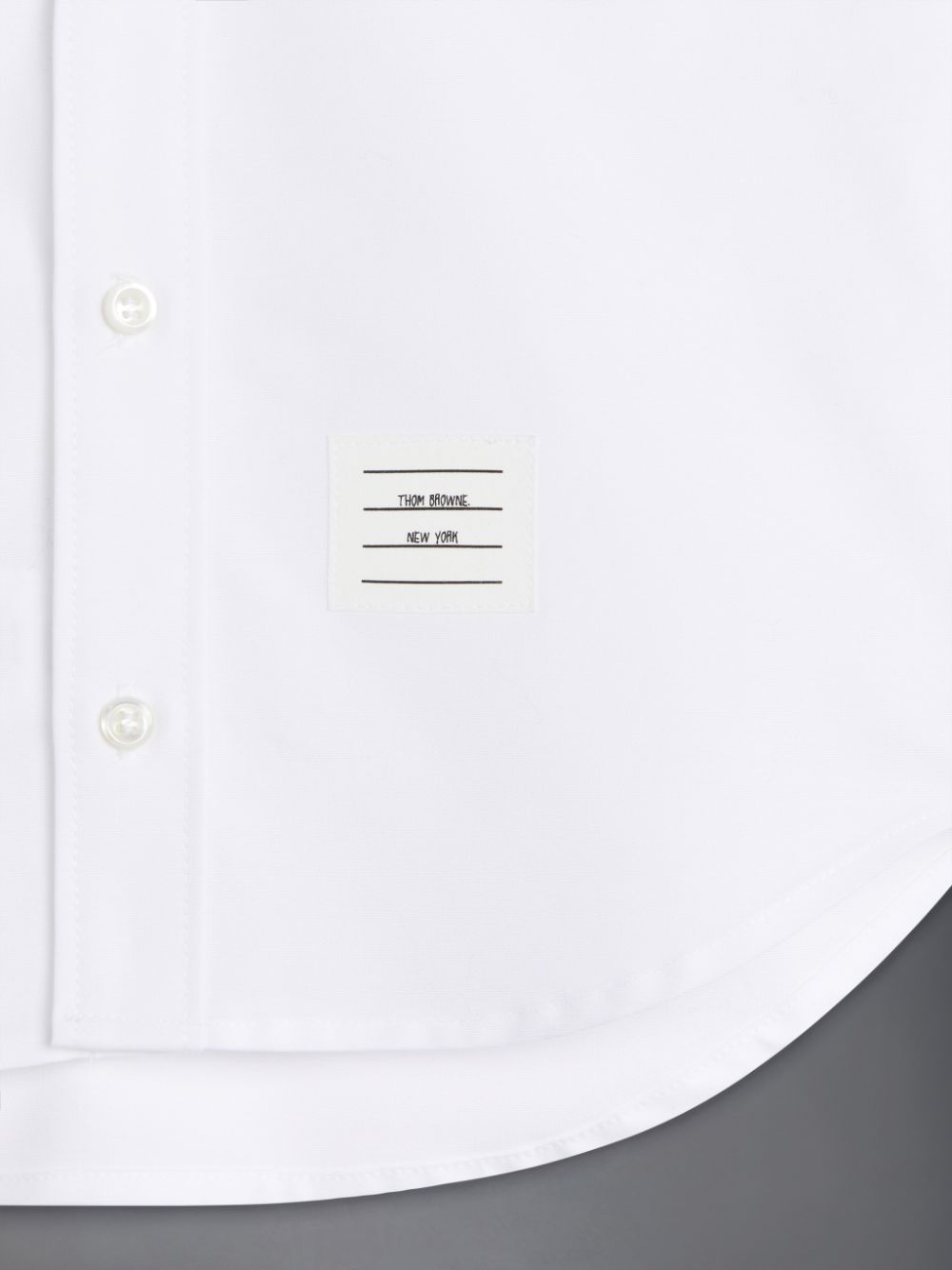 Chemises Thom Browne Oxford 4-Bar Garcon Blanche | QFS62H52131