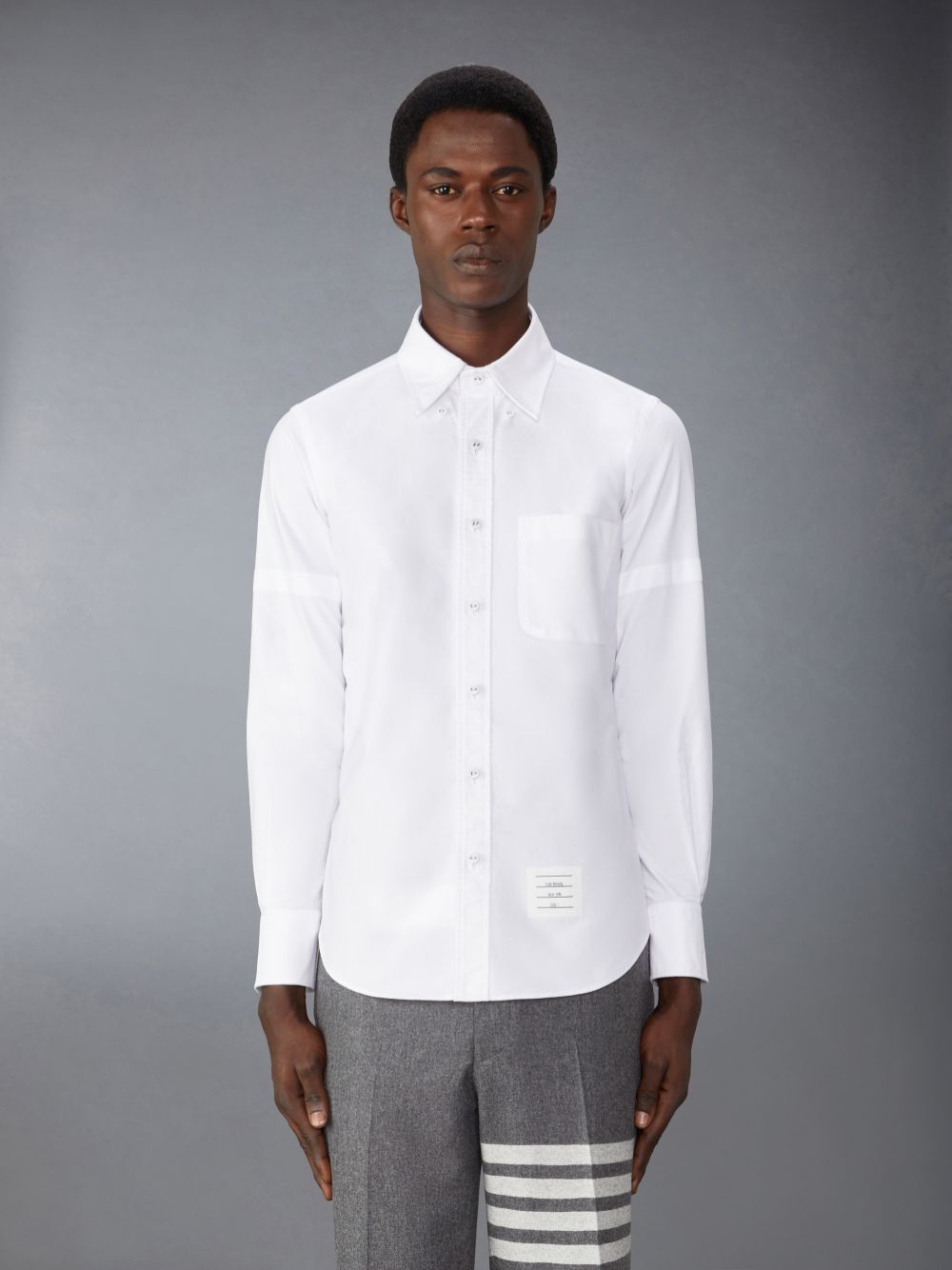 Chemises Thom Browne Oxford Armband Homme Blanche | LME22O14929