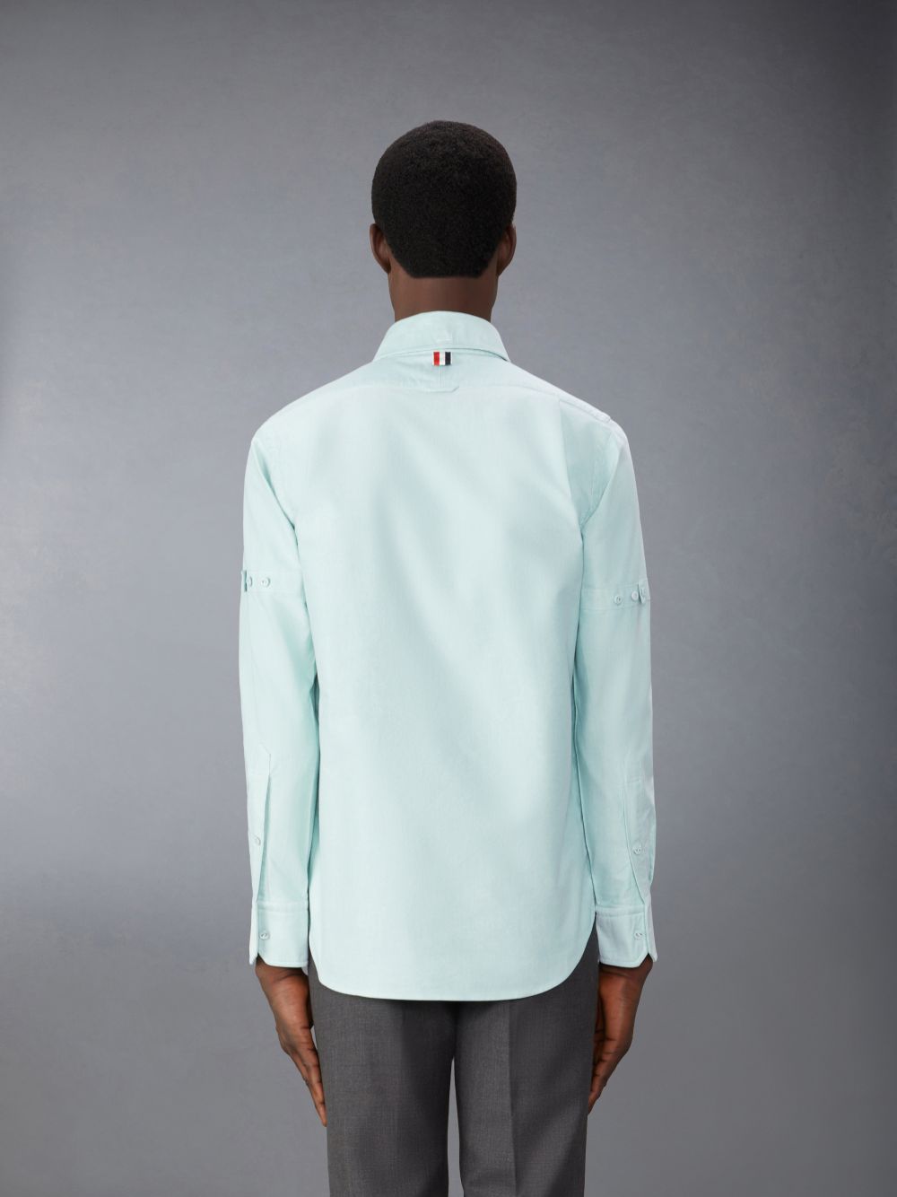 Chemises Thom Browne Oxford Armband Homme Vert | ACA23N87105
