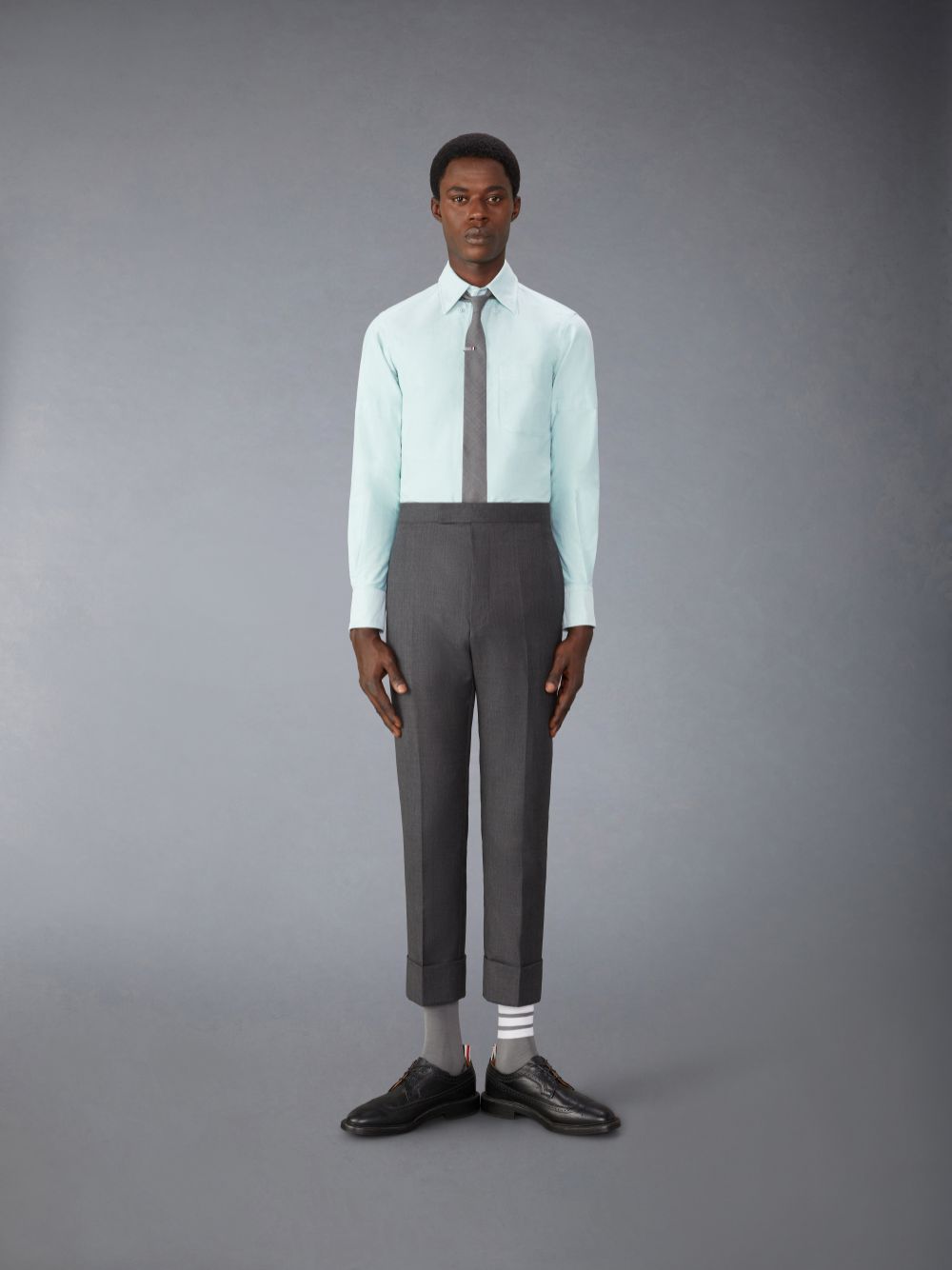 Chemises Thom Browne Oxford Armband Homme Vert | ACA23N87105