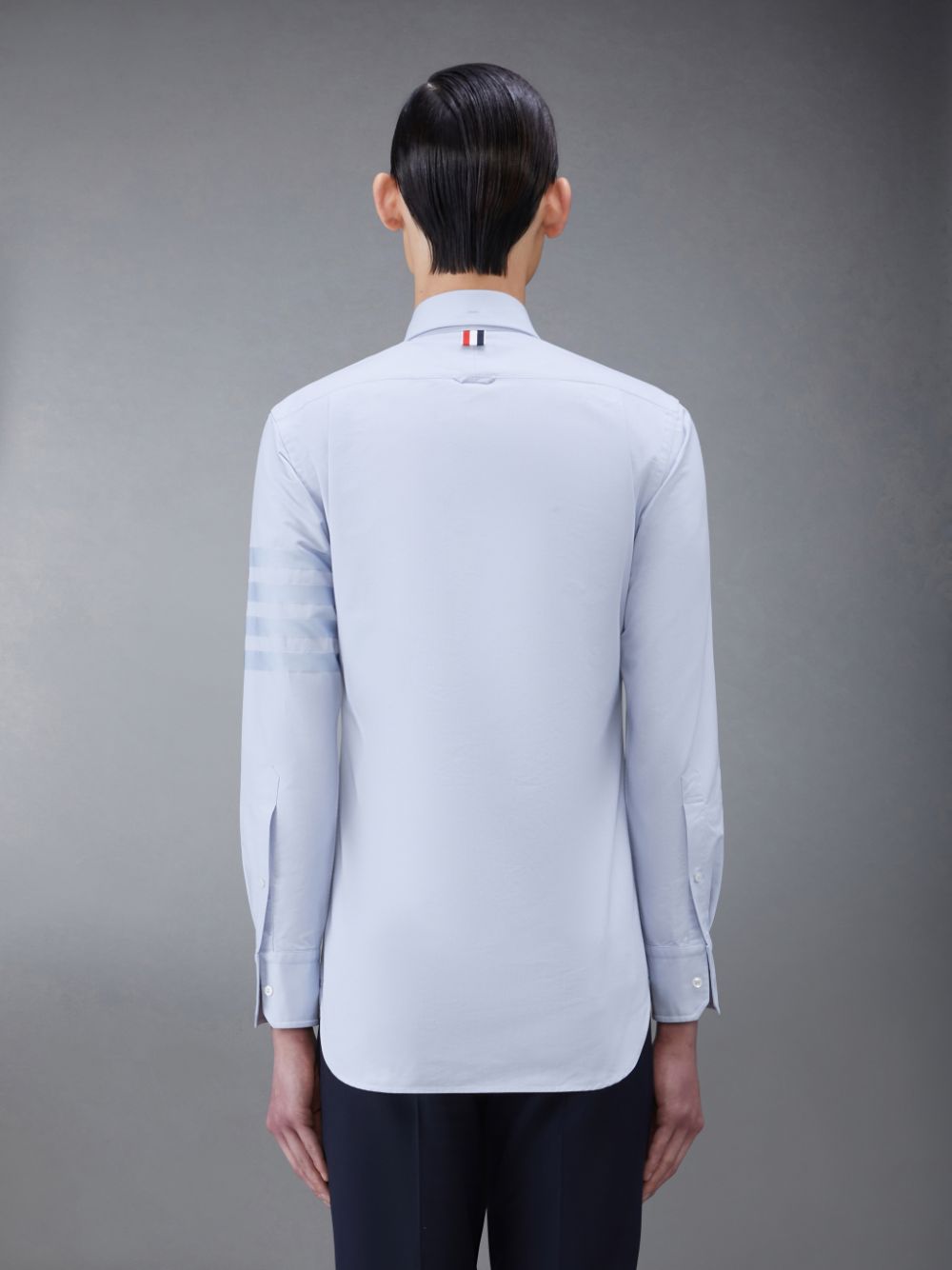 Chemises Thom Browne Oxford Classic 4-Bar Homme Bleu | CXR70H30807