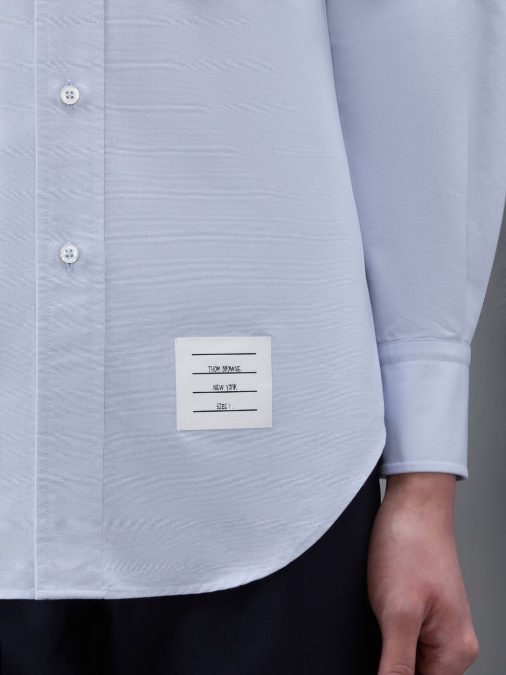 Chemises Thom Browne Oxford Classic 4-Bar Homme Bleu | CXR70H30807