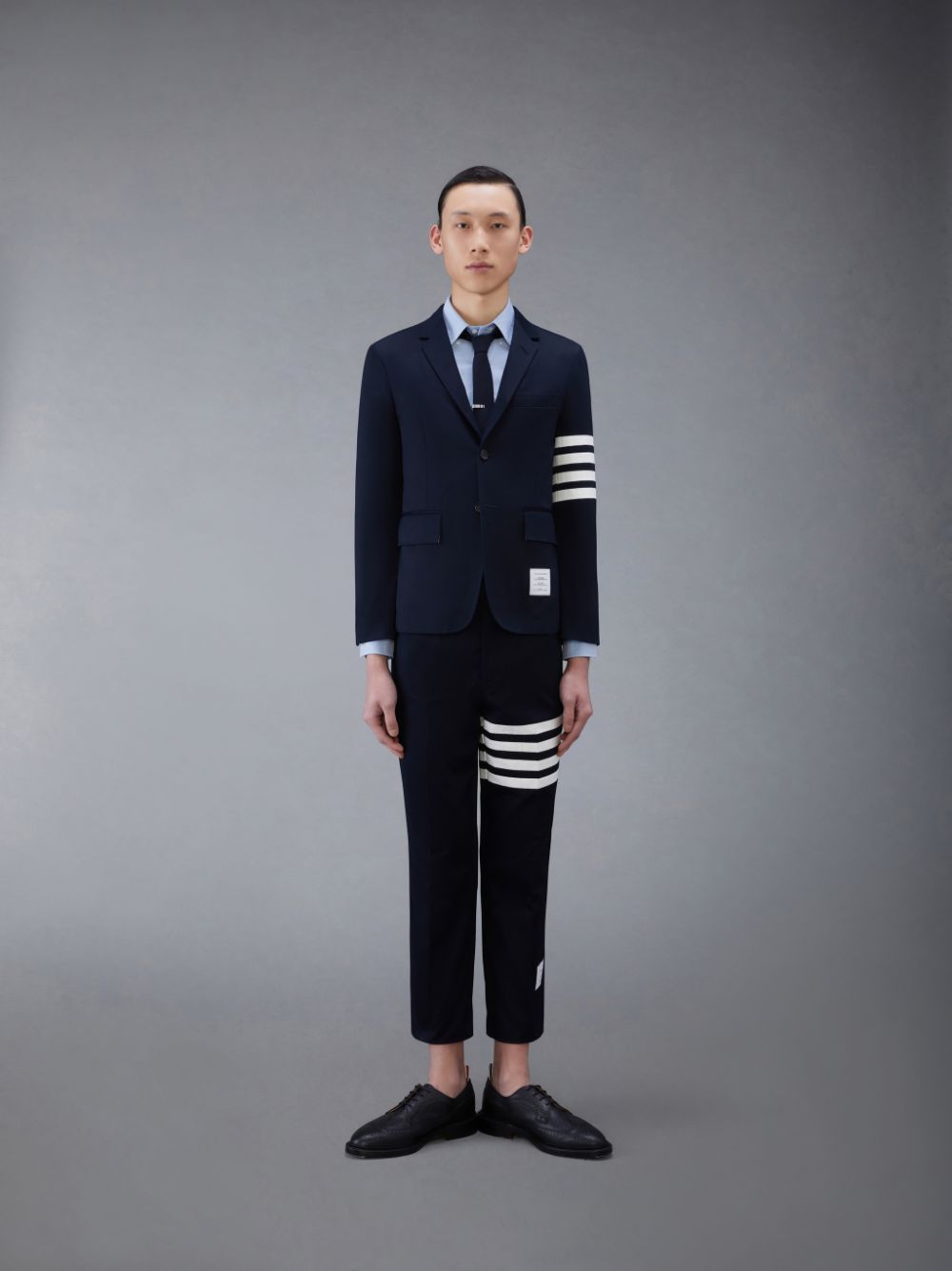 Chemises Thom Browne Oxford Classic Homme Bleu | JSI49M81595