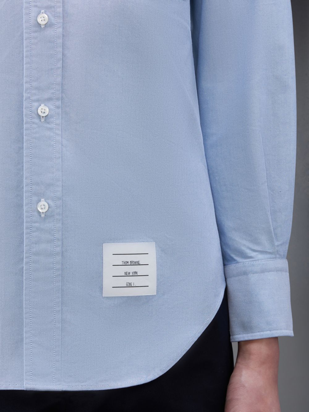 Chemises Thom Browne Oxford Classic Homme Bleu | JSI49M81595