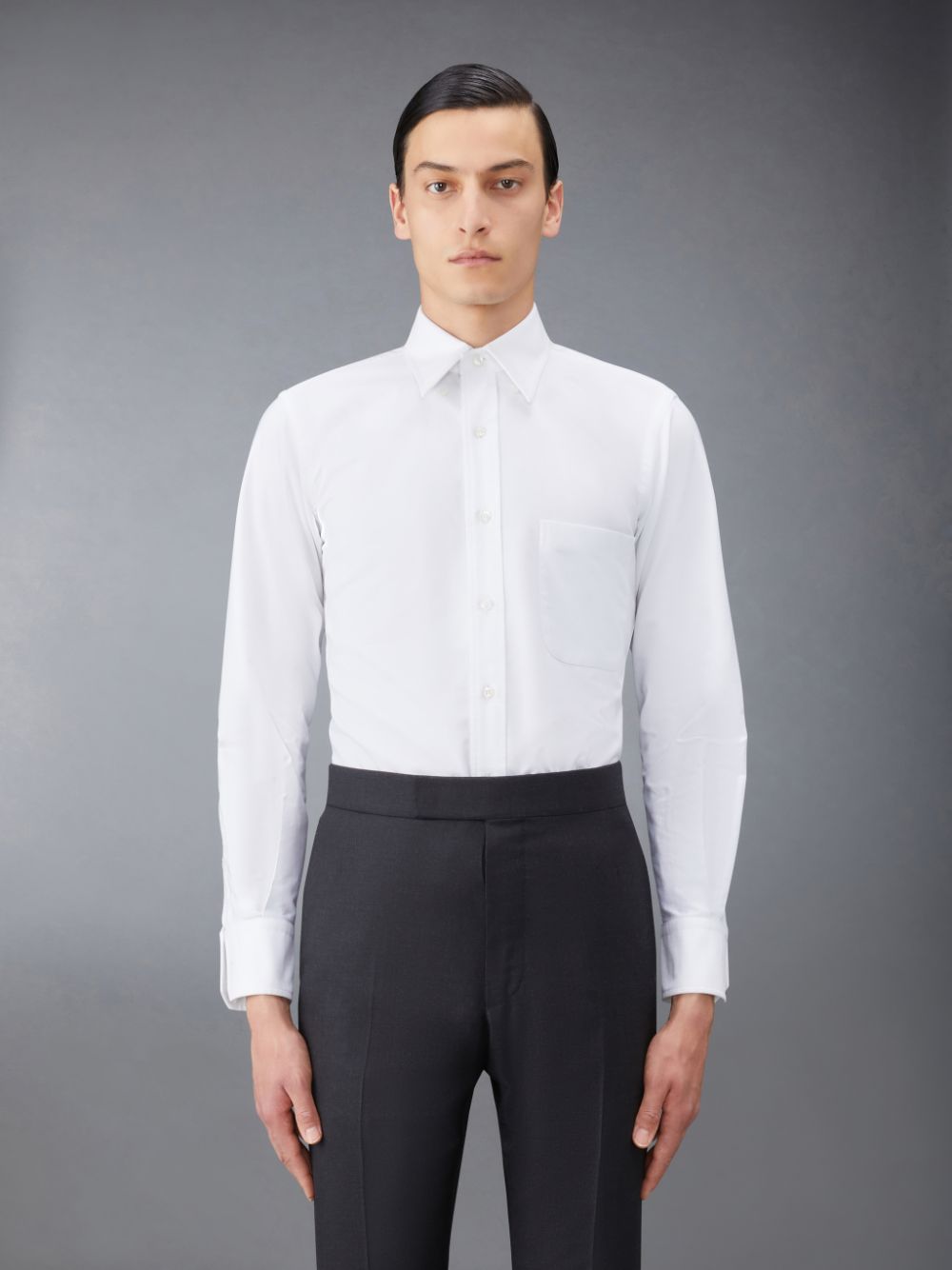 Chemises Thom Browne Oxford Classic Homme Blanche | YYD00T51526