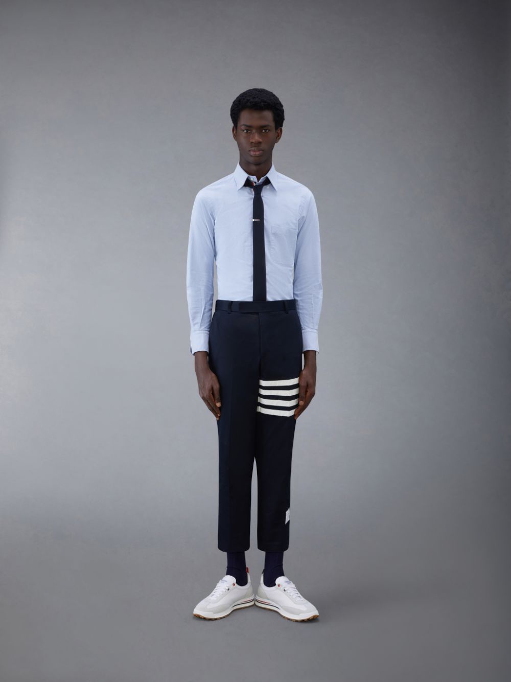 Chemises Thom Browne Oxford Homme Bleu | GRC53Y80490