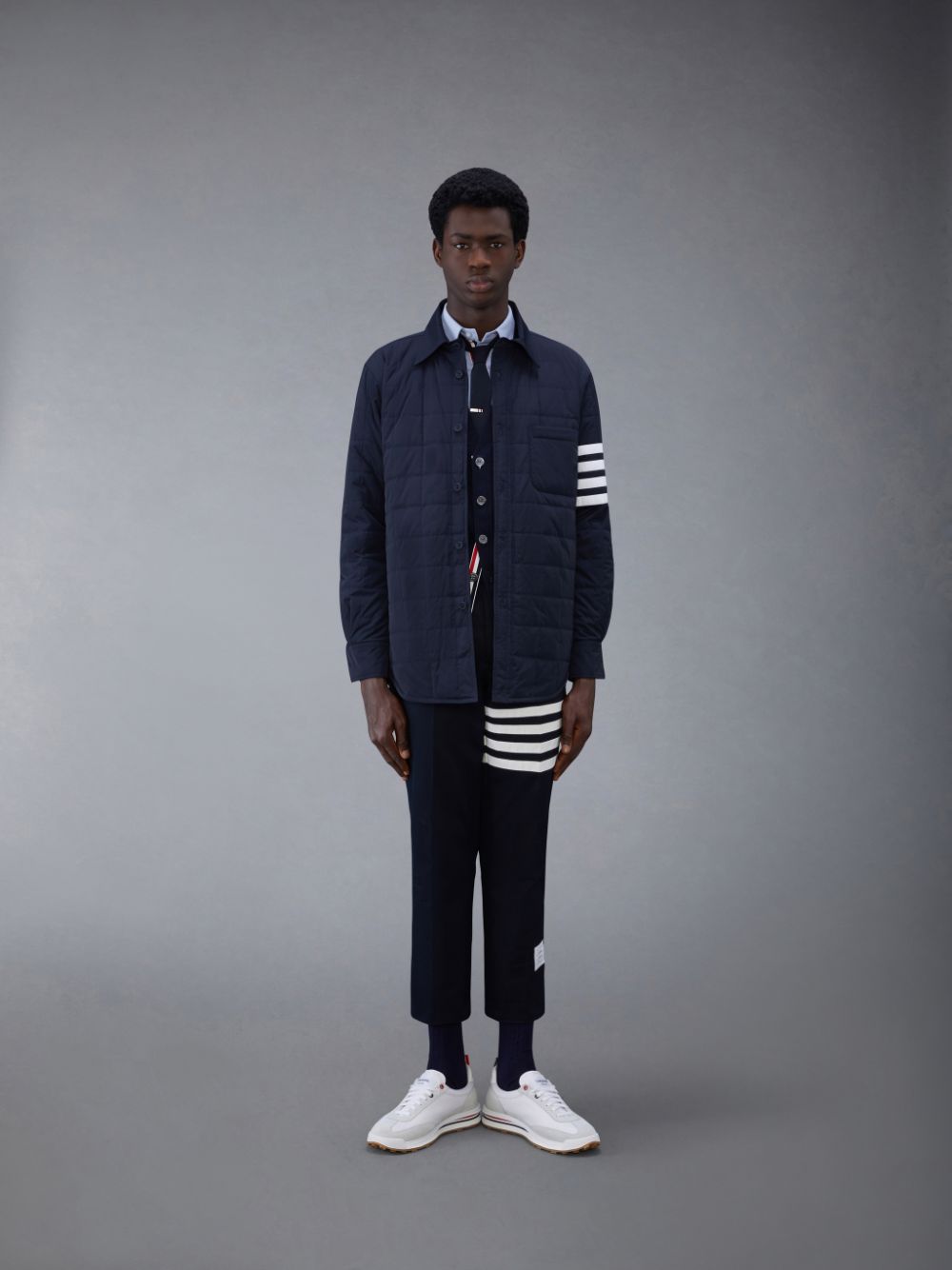 Chemises Thom Browne Oxford Homme Bleu | GRC53Y80490