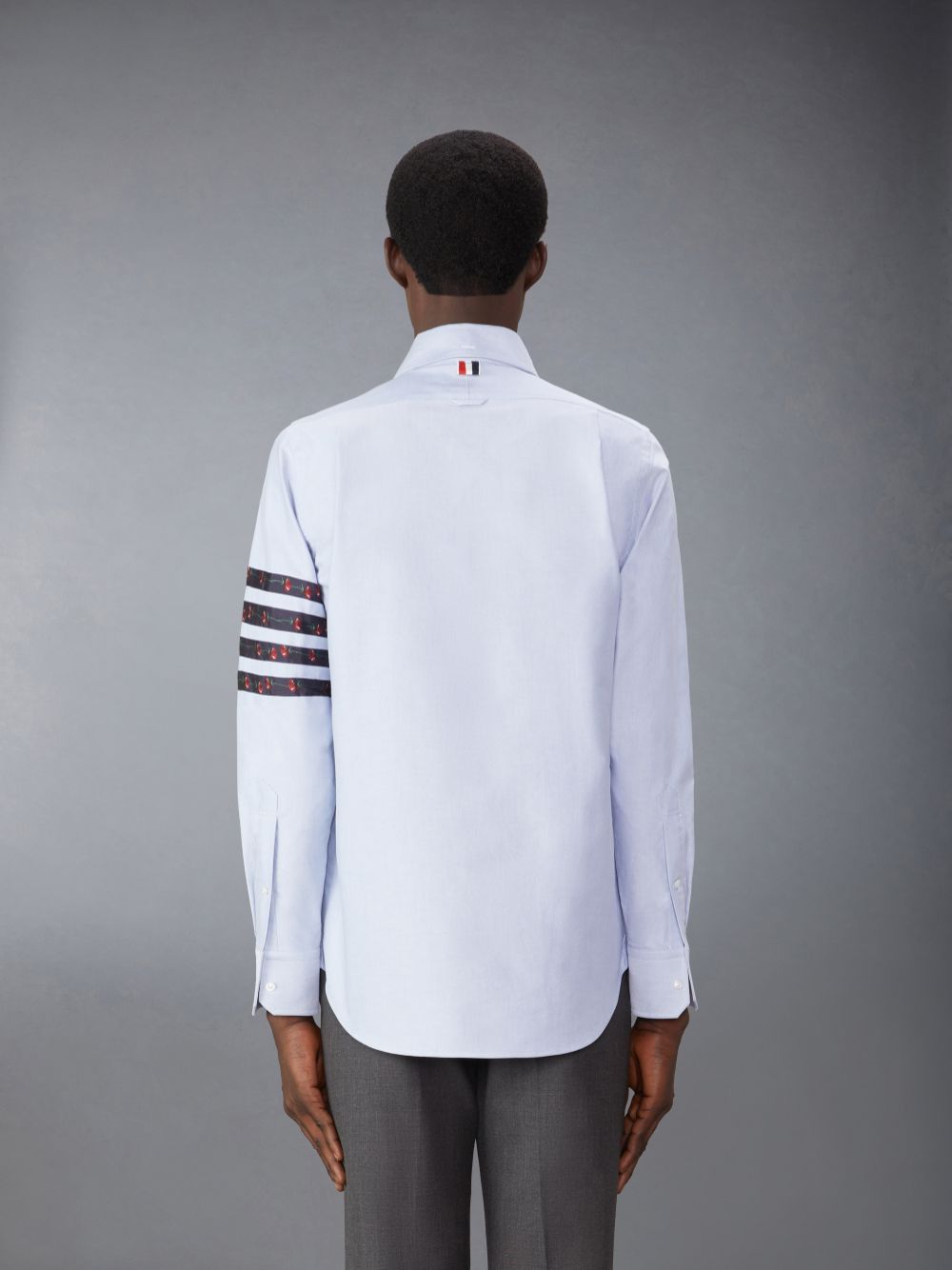 Chemises Thom Browne Oxford Rose 4-Bar Homme Bleu | KIW96U10727
