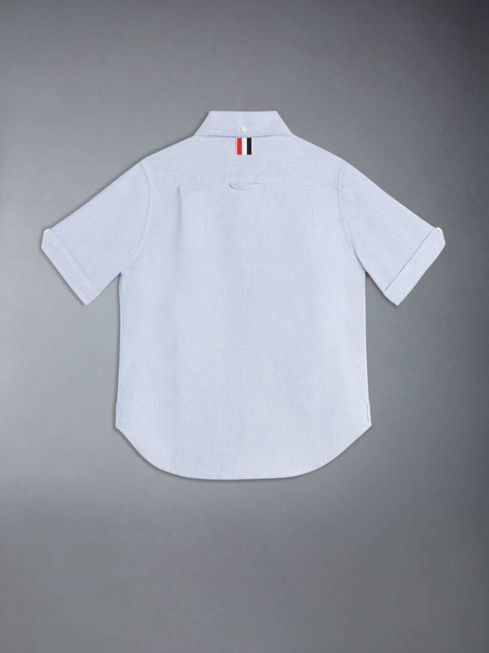 Chemises Thom Browne Oxford Round Collar Garcon Bleu | QJW08G82728