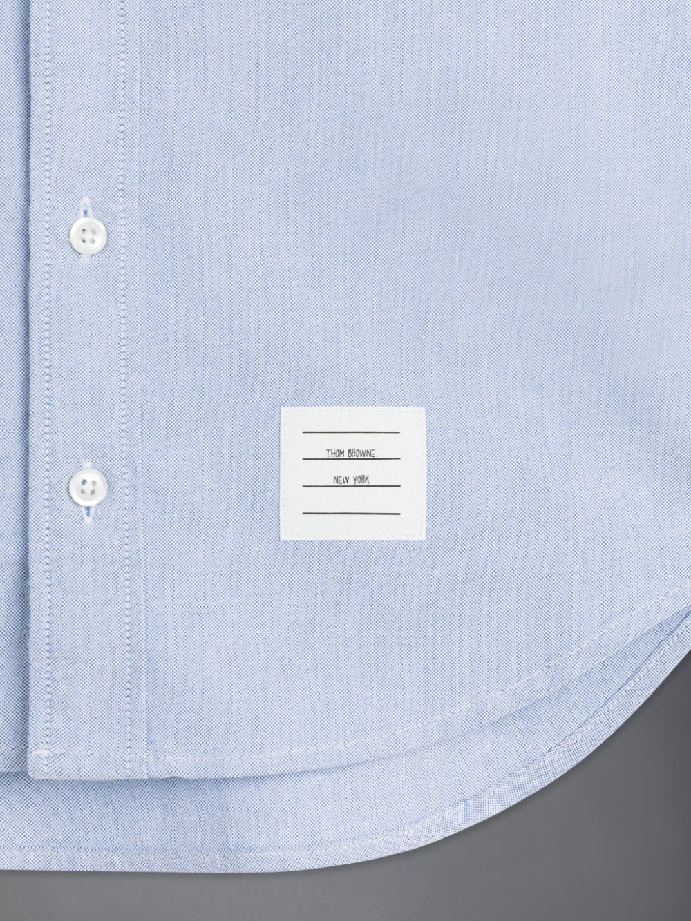 Chemises Thom Browne Oxford Round Collar Garcon Bleu | QJW08G82728