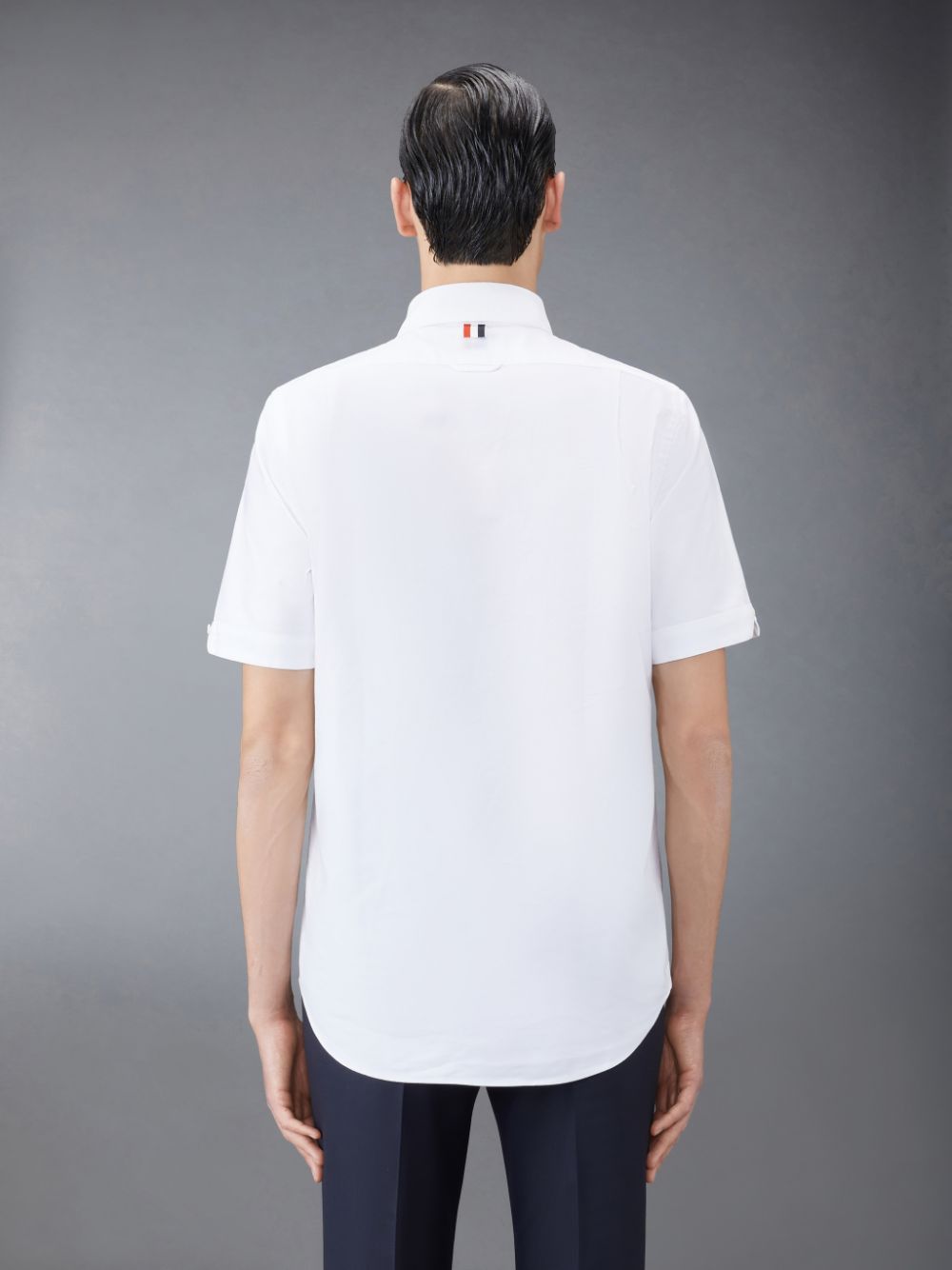 Chemises Thom Browne Oxford Short Sleeve Homme Blanche | RFF22E63423