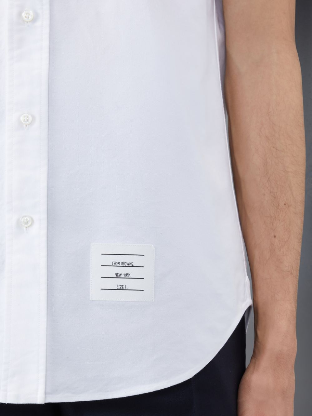 Chemises Thom Browne Oxford Short Sleeve Homme Blanche | RFF22E63423