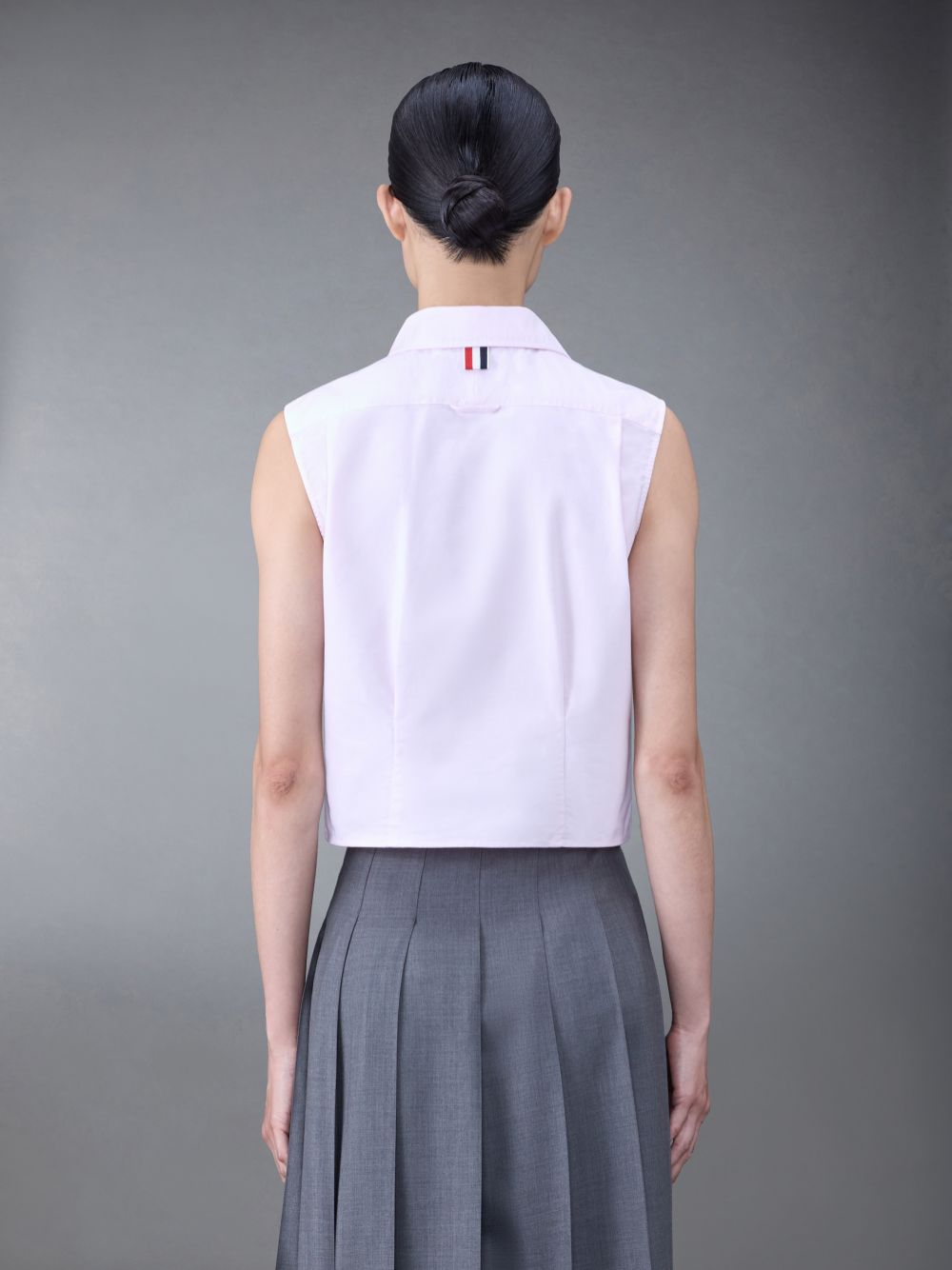 Chemises Thom Browne Oxford Sleeveless Femme Rose | OFL74W48766